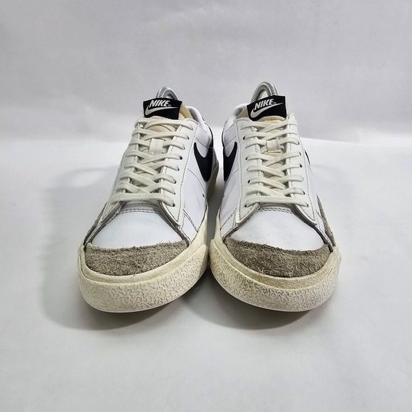 Nike Blazer Low 77 Shoes Women's Size 7 Retro Classic Leather DC4769-102 Casual‎ - Picture 2 of 8